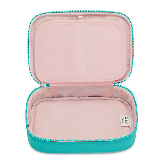 Kipling 100 Pens Classic Case Bags Turquoise Sea | CA 2031XY